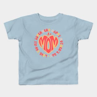 Mother'sday, Love Mom Kids T-Shirt